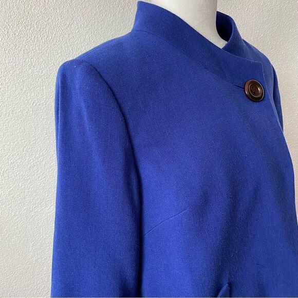 Kate Hill Blue Swing Jacket Petite - Picture 6 of 16